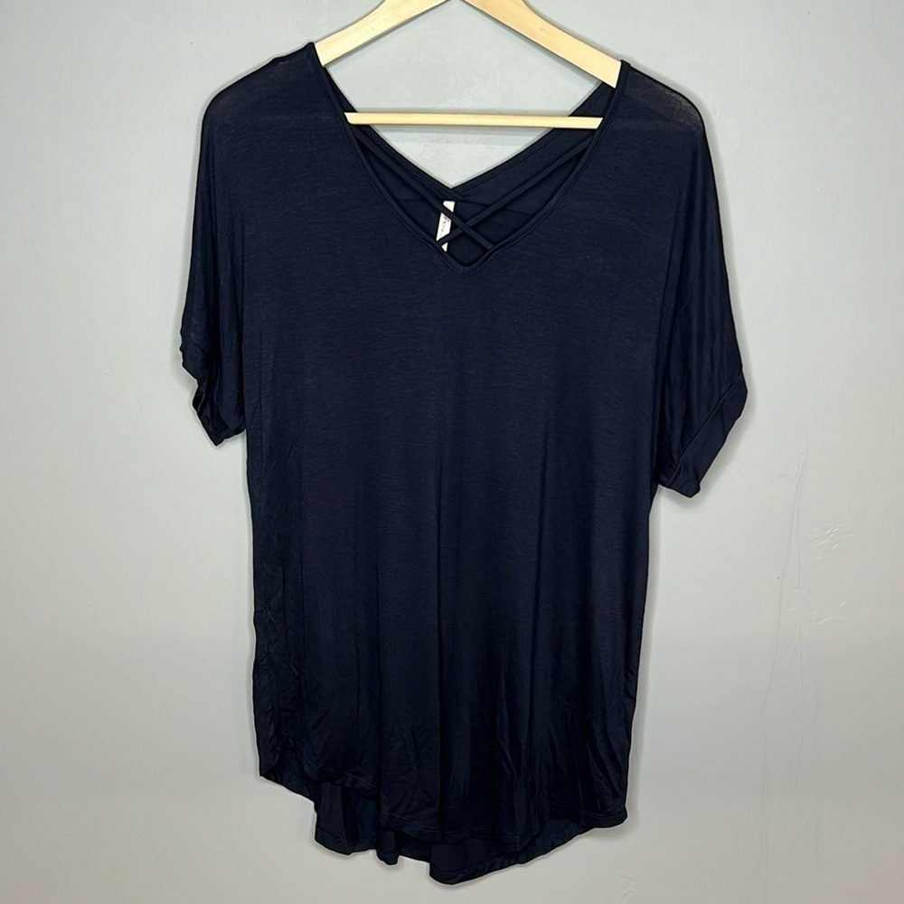 ACTIVE USA NAVY BLUE MEDIUM LOOSE FIT TSHIRT